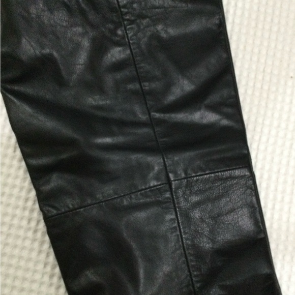 Vintage Men's Genuine leather IM International Male Biker Pants size 38x30 - Picture 5 of 10